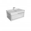 Millennium Vanity With Millennium Sink 900 On Top