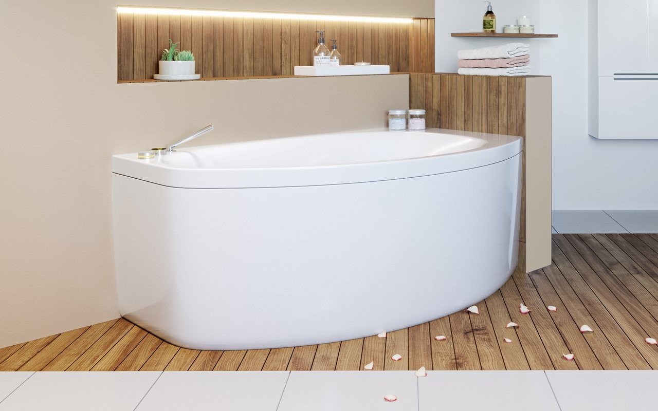 Aquatica Anette-B-L Eckbadewanne aus Acryl picture № 0