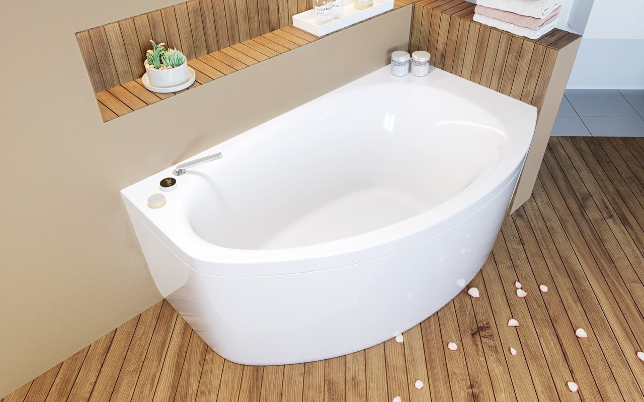 Aquatica Anette-C-L Eckbadewanne aus Acryl picture № 0