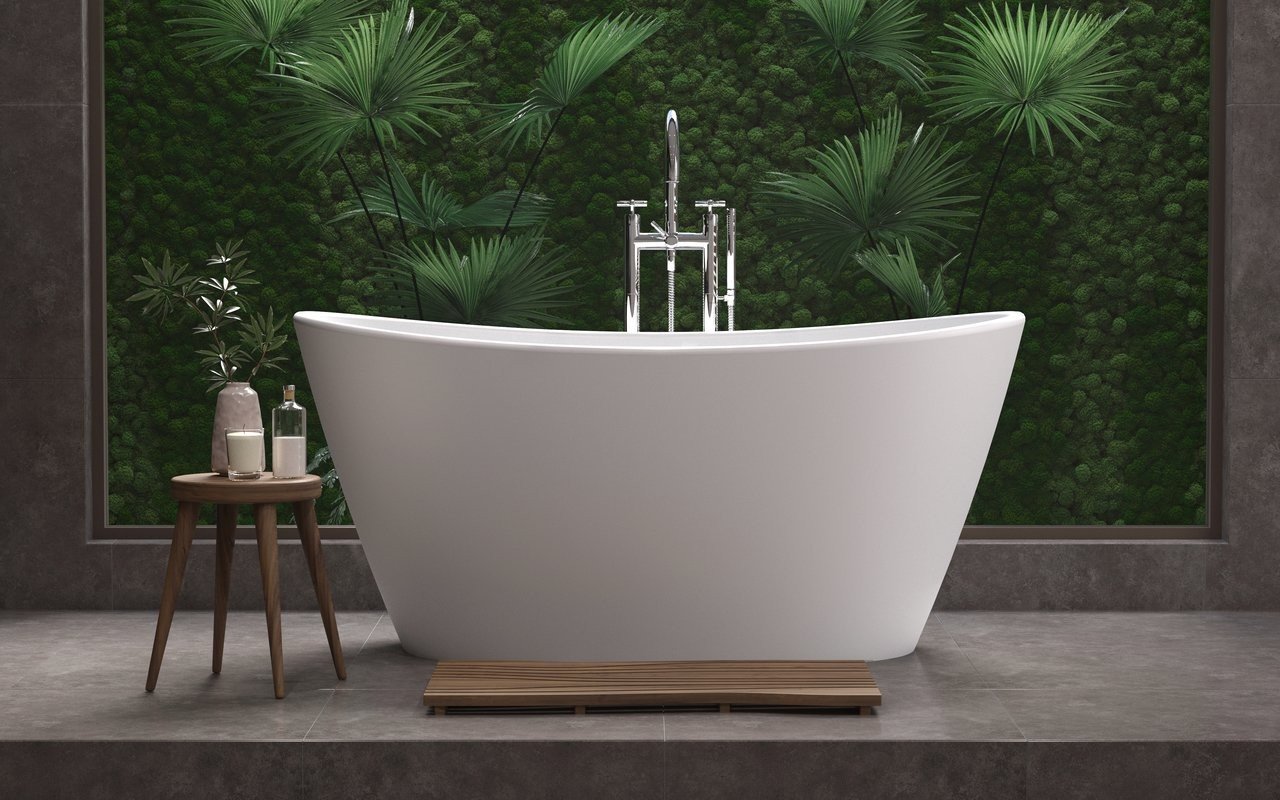 Aquatica Luna Freistehende Badewanne aus Kunststein AquateX™ picture № 0