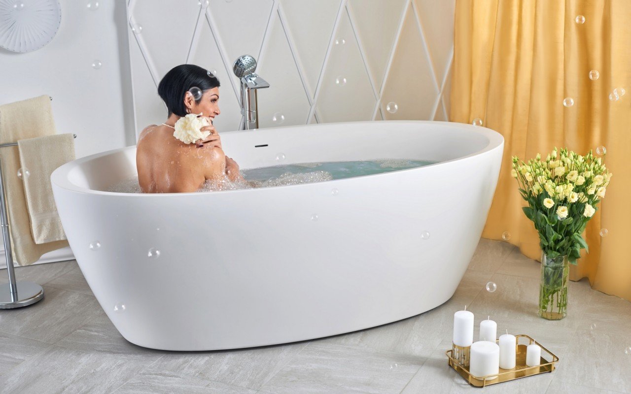 Aquatica Sensuality Freistehende Badewanne aus Kunststein AquateX™ picture № 0