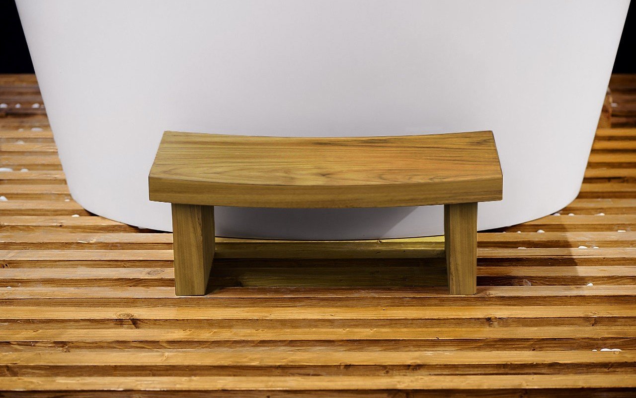 Aquatica True Ofuro wasserdichte Teakholz-Stufe picture № 0