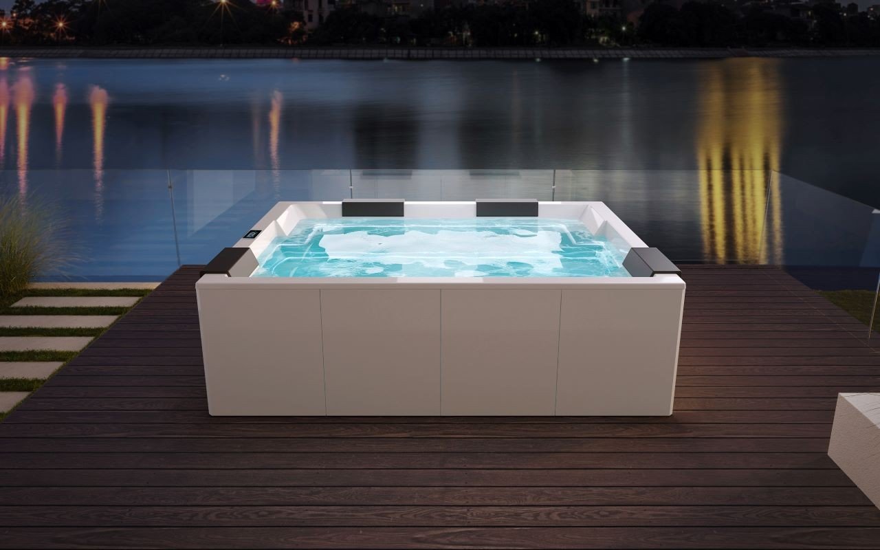 Aquatica Vibe Spa mit weißen Verbundplatten (220-240 V/50/60 Hz) picture № 0