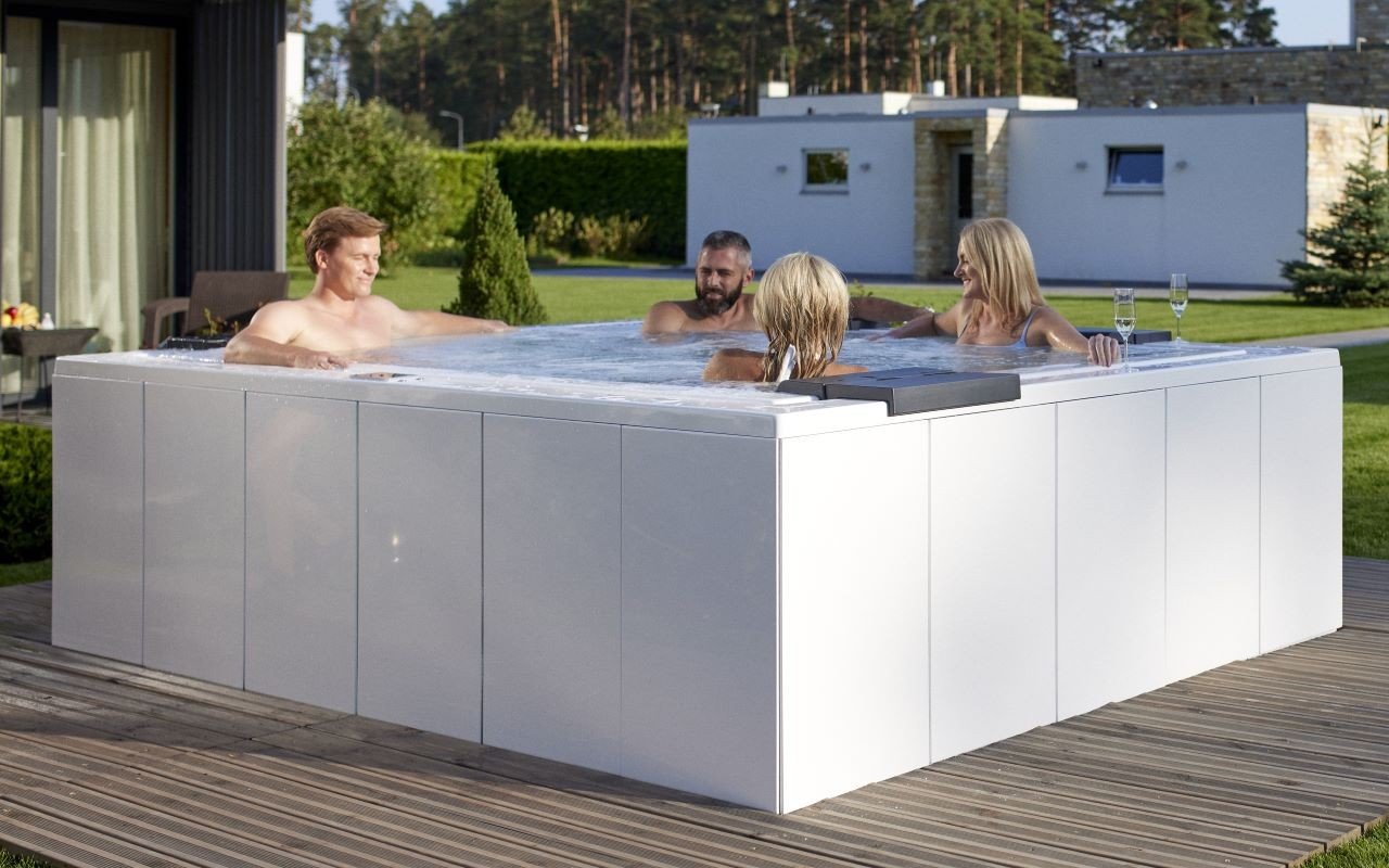 Aquatica Vibe Infinity Spa mit weißen Verbundplatten (220-240 V/50/60 Hz) picture № 0