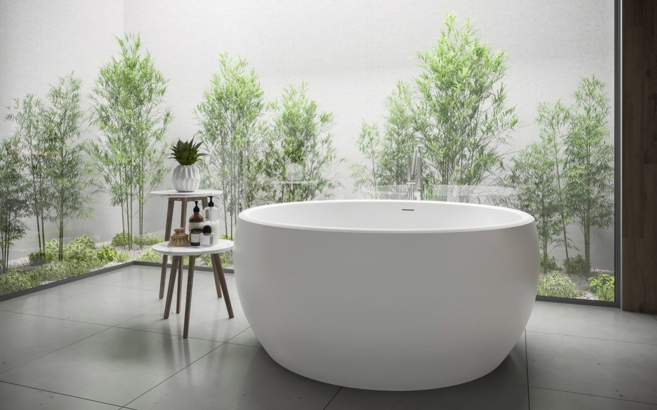 Aquatica Aura Freistehende Badewanne aus Kunststein AquateX™ picture № 0