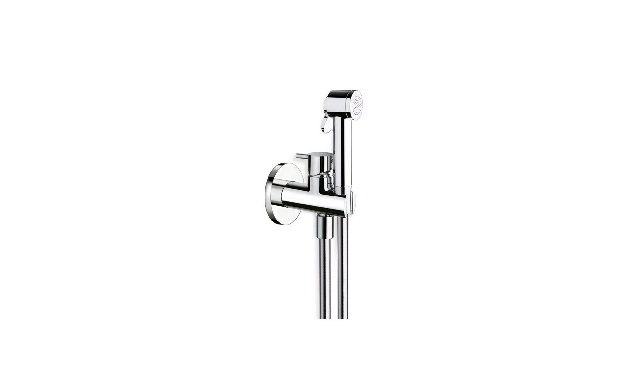 Aquatica Gamma-676 Bidet-WC-Sprüher mit Halter und Schlauch in Chrom picture № 0