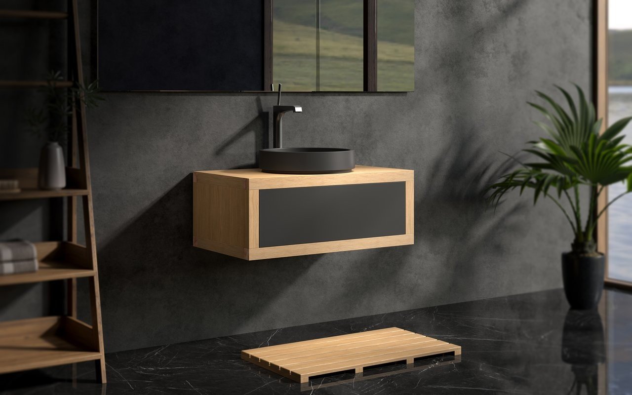 Millennium Blck 90 Stone And Wood Bathroom Vanity (1) (web)