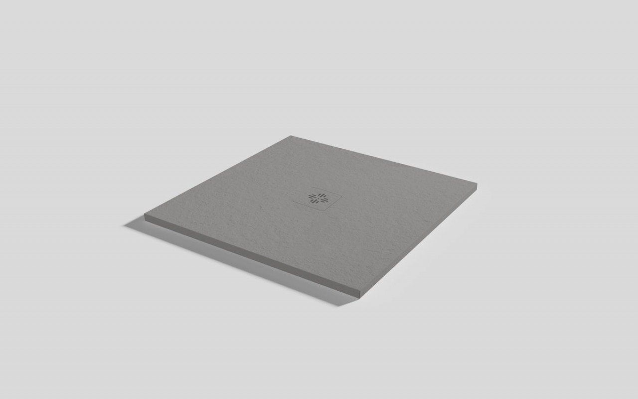 Aquatica Phantom Slate Mineralkomposit-Duschwanne - Beton picture № 0