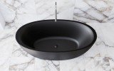 Aquatica Sensuality Black Freesatnding Solid Surface Bathtub07