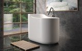 Aquatica True Ofuro Nano White Freestanding Solid Surface Bathtub07