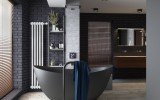 Aquatica Purescape 171 Black Freestanding Solid Surface Bathtub Project in Moscow Russia 01 (web)