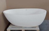 Aquatica Spoon 2 (Purescape 204AM) Egg Shaped Freestanding Solid Surface Bathtub technical images 01 (web)