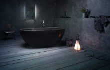 Schwarzer Solid Surface Badewannen picture № 14