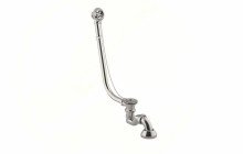 Retro bath waste with plug and chain in brushed nickel int 01 (web)