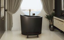 Aquatica True Ofuro Mini Black Freestanding Stone Bathtub 11 (web)