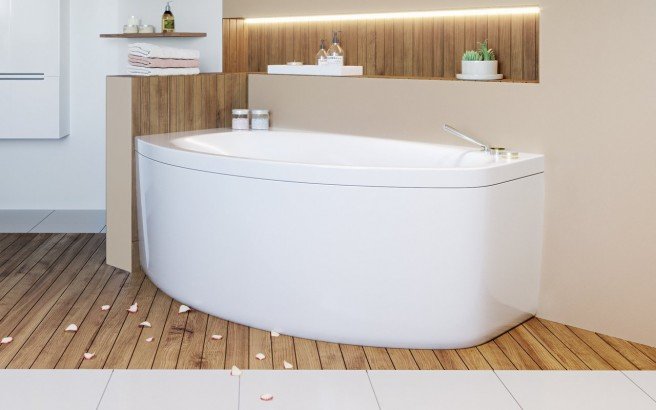 Aquatica Trinity Freestanding Acrylic Bathtub - Fine Matte