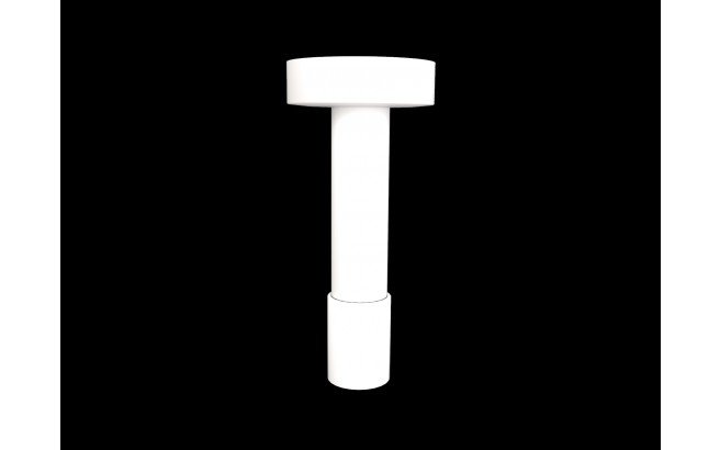 ᐈ 【Aquatica Deckenmontierter Kleiner Duscharm im Mattweiß】 Buy Online